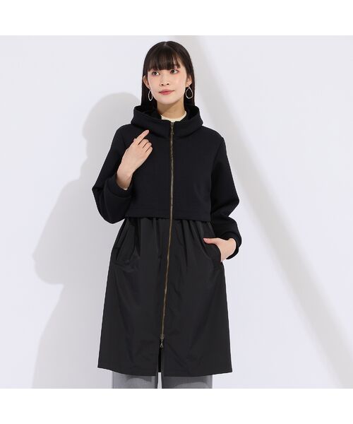 Liliane Burty ECLAT（Sサイズ） / リリアンビューティ エクラ その他アウター | ダンボール×タフタ切り替えコート | 詳細12