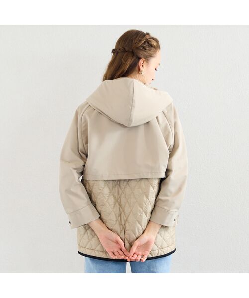 Liliane Burty ECLAT（Sサイズ） / リリアンビューティ エクラ その他アウター | バックキルトフードコート | 詳細2