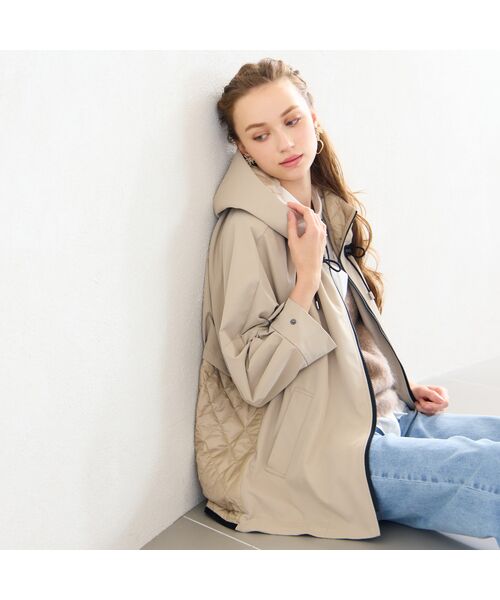 Liliane Burty ECLAT（Sサイズ） / リリアンビューティ エクラ その他アウター | バックキルトフードコート | 詳細3