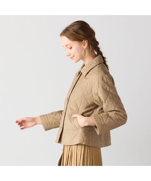 Liliane Burty ECLAT（Sサイズ） / リリアンビューティ エクラ その他アウター | ステンカラー中綿キルトジャケット | 詳細2