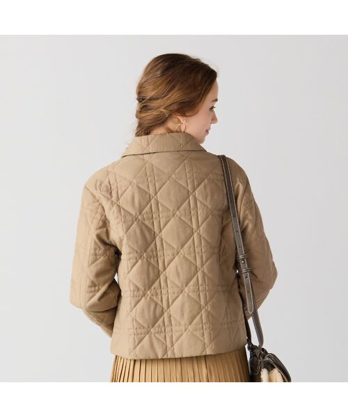 Liliane Burty ECLAT（Sサイズ） / リリアンビューティ エクラ その他アウター | ステンカラー中綿キルトジャケット | 詳細4