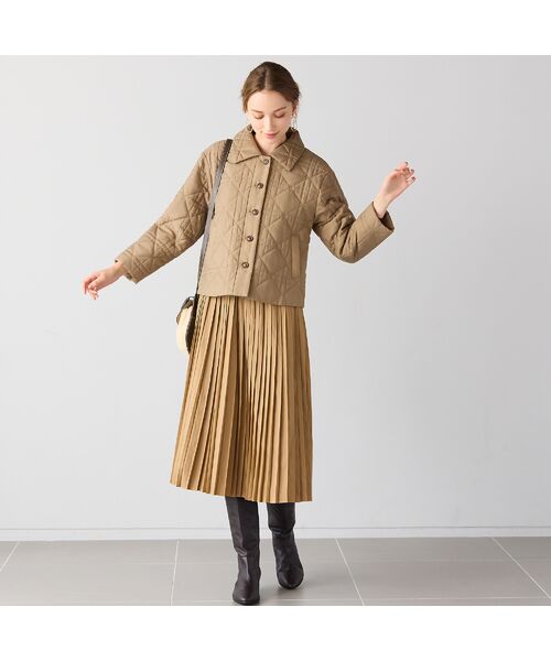 Liliane Burty ECLAT（Sサイズ） / リリアンビューティ エクラ その他アウター | ステンカラー中綿キルトジャケット | 詳細6