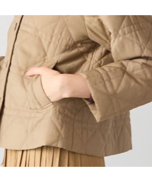 Liliane Burty ECLAT（Sサイズ） / リリアンビューティ エクラ その他アウター | ステンカラー中綿キルトジャケット | 詳細8