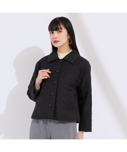 Liliane Burty ECLAT（Sサイズ） / リリアンビューティ エクラ その他アウター | ステンカラー中綿キルトジャケット | 詳細10