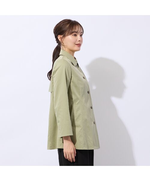 Liliane Burty ECLAT（Sサイズ） / リリアンビューティ エクラ ステンカラーコート | 【はっ水】ツイルステンカラーライトコート | 詳細4