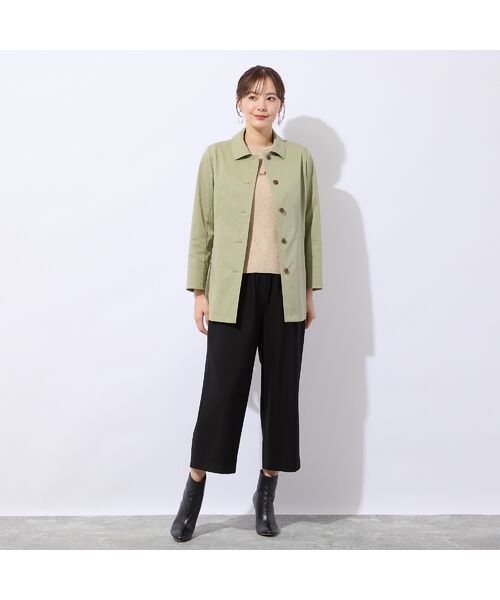 Liliane Burty ECLAT（Sサイズ） / リリアンビューティ エクラ ステンカラーコート | 【はっ水】ツイルステンカラーライトコート | 詳細6