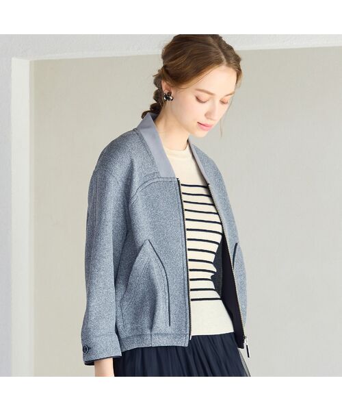 Liliane Burty ECLAT（Sサイズ） / リリアンビューティ エクラ ブルゾン | シアーニットダンボールブルゾン | 詳細1
