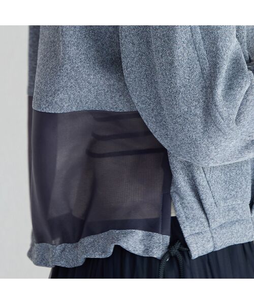 Liliane Burty ECLAT（Sサイズ） / リリアンビューティ エクラ ブルゾン | シアーニットダンボールブルゾン | 詳細11