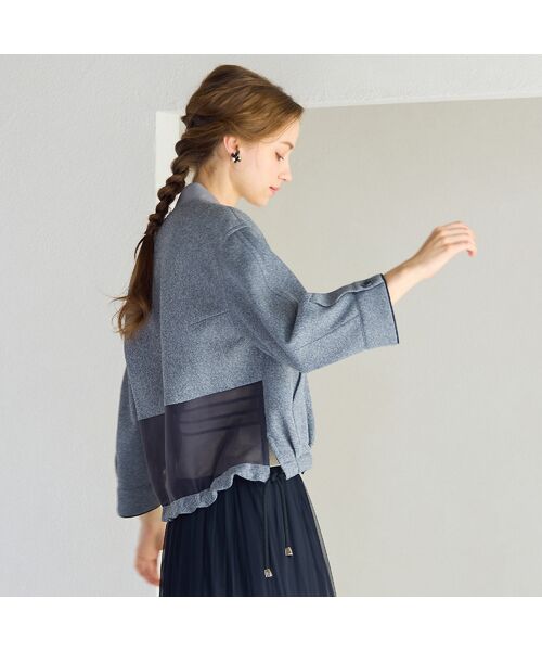 Liliane Burty ECLAT（Sサイズ） / リリアンビューティ エクラ ブルゾン | シアーニットダンボールブルゾン | 詳細3