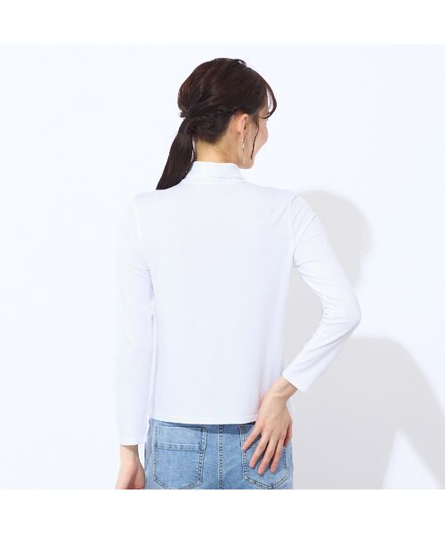 Liliane Burty ECLAT（Sサイズ） / リリアンビューティ エクラ カットソー | 【洗える】衿付きベア天竺Tシャツ | 詳細10