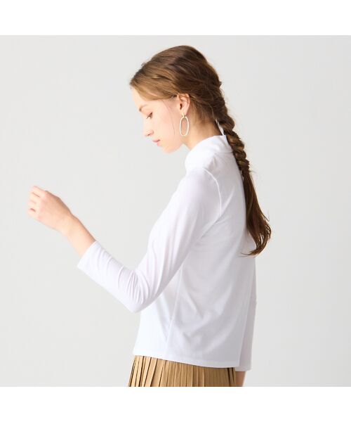 Liliane Burty ECLAT（Sサイズ） / リリアンビューティ エクラ カットソー | 【洗える】衿付きベア天竺Tシャツ | 詳細2