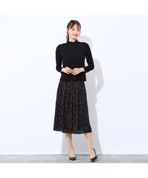 Liliane Burty ECLAT（Sサイズ） / リリアンビューティ エクラ カットソー | 【洗える】衿付きベア天竺Tシャツ | 詳細12