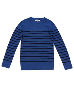 Liliane Burty ECLAT（Sサイズ） / リリアンビューティ エクラ ニット・セーター | 【洗える】リブボーダープルオーバーニット