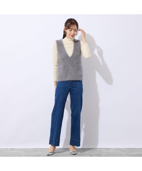 Liliane Burty ECLAT（Sサイズ） / リリアンビューティ エクラ ベスト | シャギーニットベスト | 詳細2