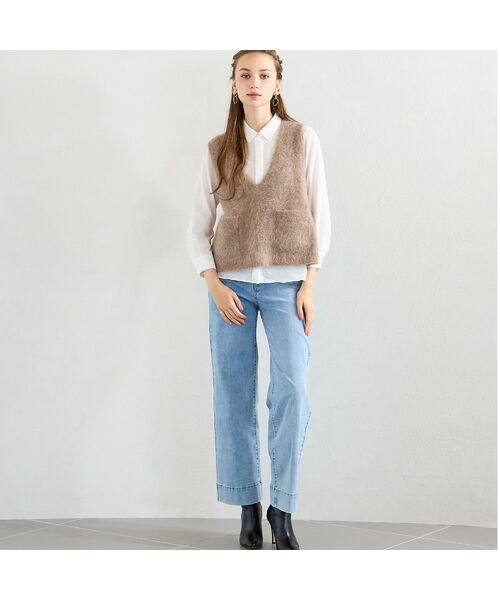 Liliane Burty ECLAT（Sサイズ） / リリアンビューティ エクラ ベスト | シャギーニットベスト | 詳細7