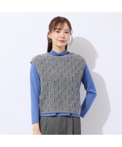 Liliane Burty ECLAT（Sサイズ） / リリアンビューティ エクラ ベスト | プルオーバーニットベスト