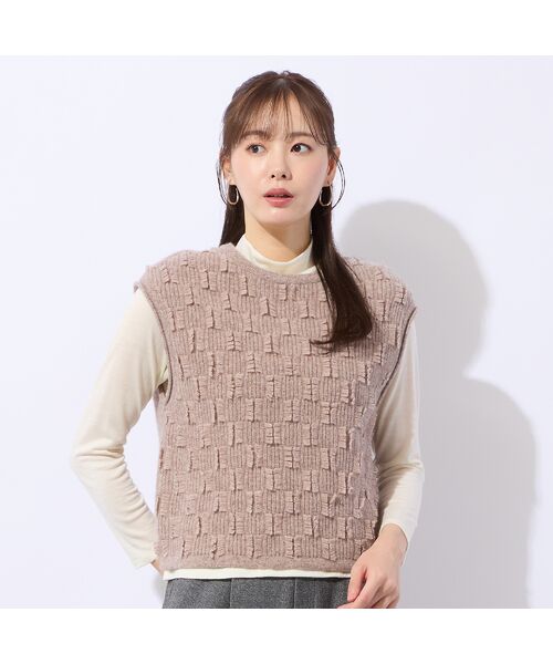 Liliane Burty ECLAT（Sサイズ） / リリアンビューティ エクラ ベスト | プルオーバーニットベスト | 詳細3