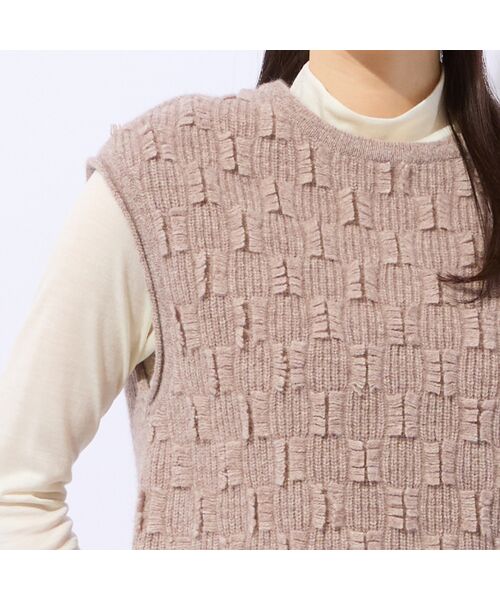 Liliane Burty ECLAT（Sサイズ） / リリアンビューティ エクラ ベスト | プルオーバーニットベスト | 詳細5