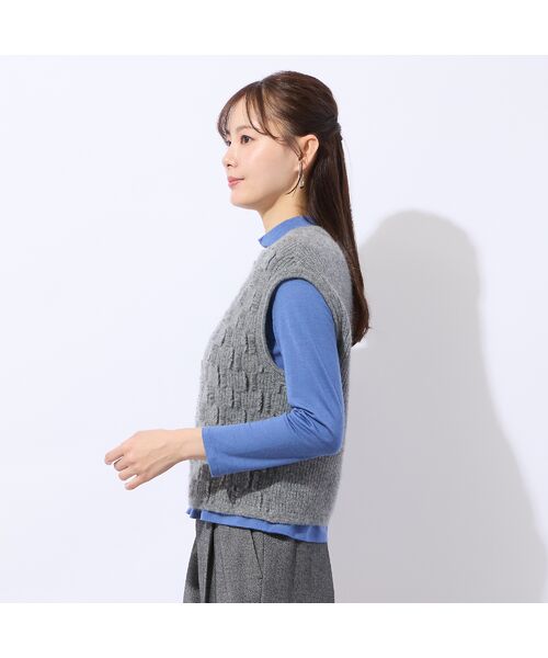 Liliane Burty ECLAT（Sサイズ） / リリアンビューティ エクラ ベスト | プルオーバーニットベスト | 詳細6