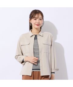 Liliane Burty ECLAT（Sサイズ） / リリアンビューティ エクラ シャツ・ブラウス | 【セットアップ対応/洗える】両面起毛ブラウス