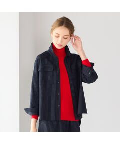 Liliane Burty ECLAT（Sサイズ） / リリアンビューティ エクラ シャツ・ブラウス | 【セットアップ対応/洗える】両面起毛ブラウス