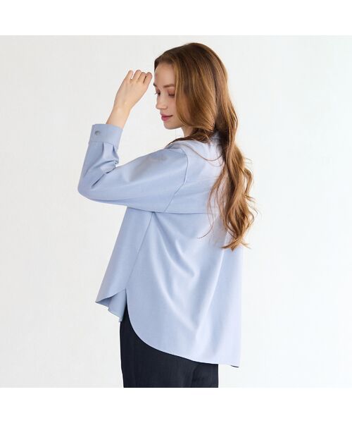 Liliane Burty ECLAT（Sサイズ） / リリアンビューティ エクラ シャツ・ブラウス | 【セットアップ対応/洗える】両面起毛ブラウス | 詳細11