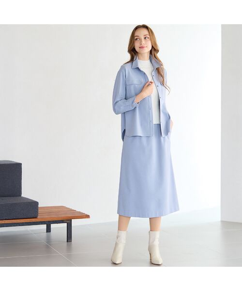 Liliane Burty ECLAT（Sサイズ） / リリアンビューティ エクラ シャツ・ブラウス | 【セットアップ対応/洗える】両面起毛ブラウス | 詳細15