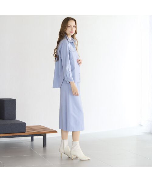 Liliane Burty ECLAT（Sサイズ） / リリアンビューティ エクラ シャツ・ブラウス | 【セットアップ対応/洗える】両面起毛ブラウス | 詳細16