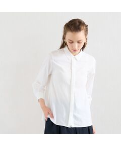 Liliane Burty ECLAT（Sサイズ） / リリアンビューティ エクラ シャツ・ブラウス | 【洗える】ソフトタイプライター比翼ブラウス