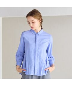 Liliane Burty ECLAT（Sサイズ） / リリアンビューティ エクラ シャツ・ブラウス | 【洗える】ソフトタイプライター比翼ブラウス