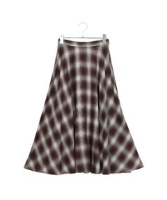 Liliane Burty ECLAT（Sサイズ） / リリアンビューティ エクラ ミニ・ひざ丈スカート | 【セットアップ対応】オンブレーチェックスカート