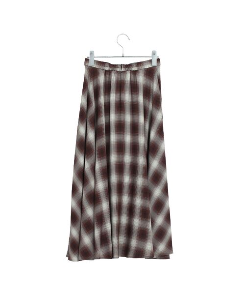 Liliane Burty ECLAT（Sサイズ） / リリアンビューティ エクラ ミニ・ひざ丈スカート | 【セットアップ対応】オンブレーチェックスカート | 詳細15