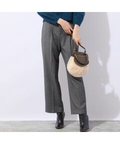 Liliane Burty ECLAT（Sサイズ） / リリアンビューティ エクラ その他パンツ | 【裏起毛】ソフトフランネルセンタープレスパンツ