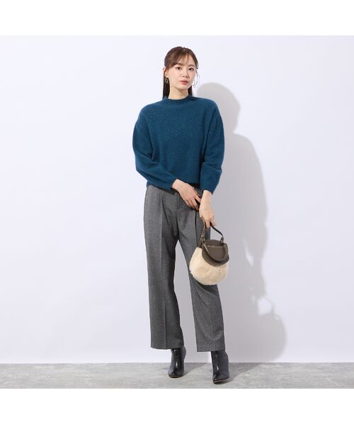 Liliane Burty ECLAT(Sサイズ) / リリアンビューティ エクラ その他パンツ | 【裏起毛】ソフトフランネルセンタープレスパンツ | 詳細1