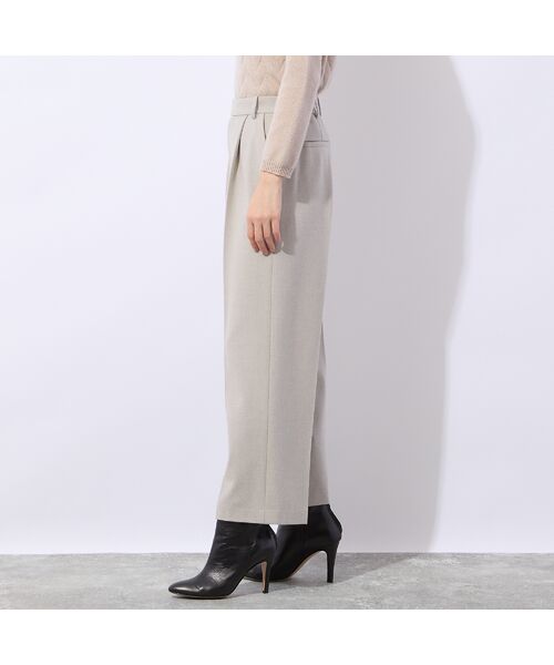 Liliane Burty ECLAT(Sサイズ) / リリアンビューティ エクラ その他パンツ | 【裏起毛】ソフトフランネルセンタープレスパンツ | 詳細3