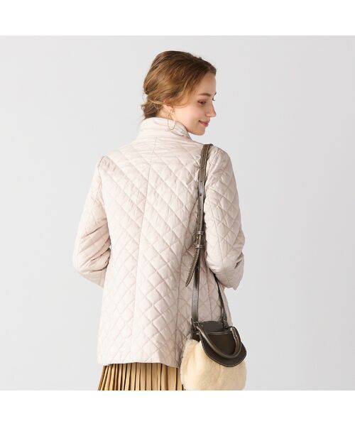 Liliane Burty ECLAT（Sサイズ） / リリアンビューティ エクラ その他アウター | 50ｄタフタ　中綿ダイヤキルトコート | 詳細3