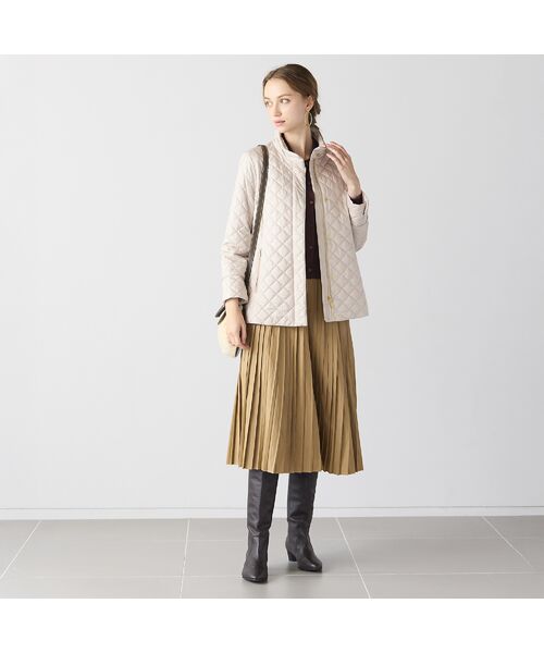 Liliane Burty ECLAT（Sサイズ） / リリアンビューティ エクラ その他アウター | 50ｄタフタ　中綿ダイヤキルトコート | 詳細4