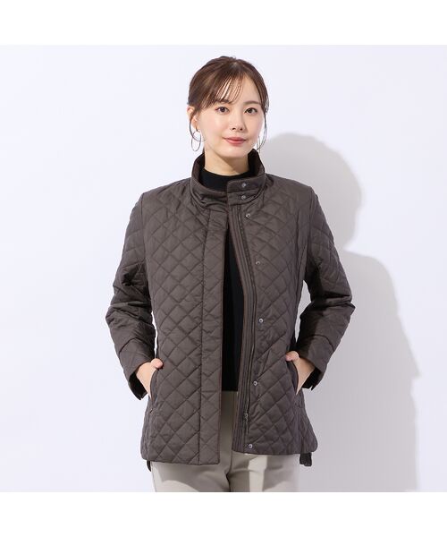 Liliane Burty ECLAT（Sサイズ） / リリアンビューティ エクラ その他アウター | 50ｄタフタ　中綿ダイヤキルトコート | 詳細7