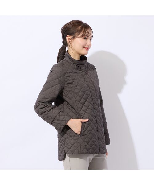 Liliane Burty ECLAT（Sサイズ） / リリアンビューティ エクラ その他アウター | 50ｄタフタ　中綿ダイヤキルトコート | 詳細10