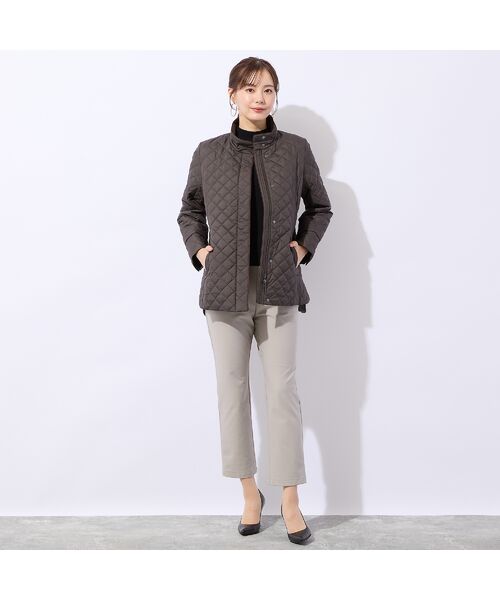 Liliane Burty ECLAT（Sサイズ） / リリアンビューティ エクラ その他アウター | 50ｄタフタ　中綿ダイヤキルトコート | 詳細12