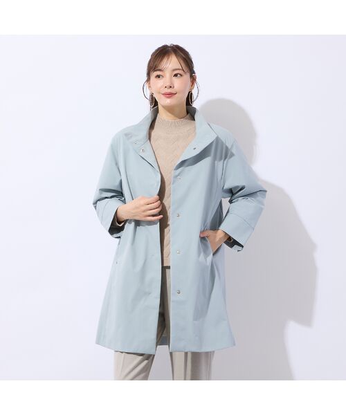 Liliane Burty ECLAT(Sサイズ)/リリアンビューティ エクラ パーテンションダウンコート ライトブルー S Liliane Burty ECLAT(Sサイズ)/リリアンビューティ エクラ パーテンションダウンコート ライトブルー S