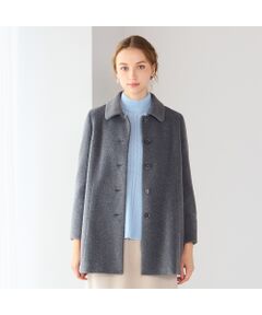 Liliane Burty ECLAT（Sサイズ） / リリアンビューティ エクラ ステンカラーコート | マシュマロタッチフリースコート