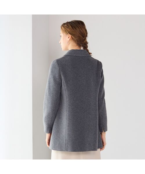 Liliane Burty ECLAT（Sサイズ） / リリアンビューティ エクラ ステンカラーコート | マシュマロタッチフリースコート | 詳細7