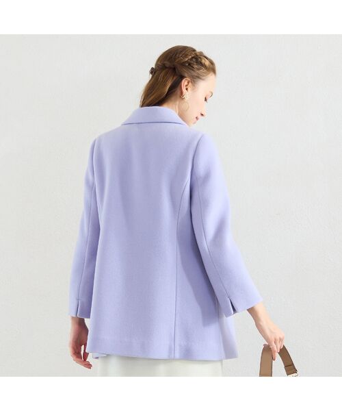 Liliane Burty ECLAT（Sサイズ） / リリアンビューティ エクラ ステンカラーコート | マシュマロタッチフリースコート | 詳細13