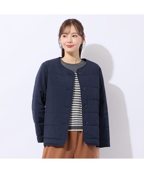 Liliane Burty ECLAT（Sサイズ） / リリアンビューティ エクラ ノーカラージャケット | 中綿ノーカラージャケット | 詳細1