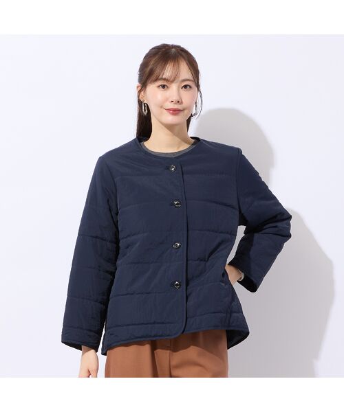 Liliane Burty ECLAT（Sサイズ） / リリアンビューティ エクラ ノーカラージャケット | 中綿ノーカラージャケット | 詳細2