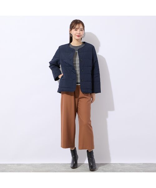 Liliane Burty ECLAT（Sサイズ） / リリアンビューティ エクラ ノーカラージャケット | 中綿ノーカラージャケット | 詳細5