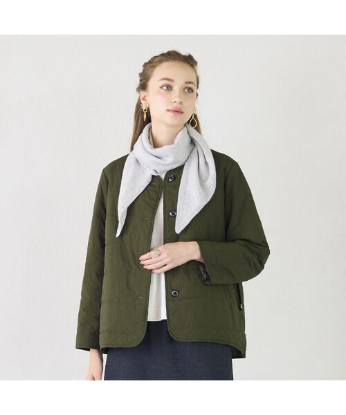 Liliane Burty ECLAT（Sサイズ） / リリアンビューティ エクラ ノーカラージャケット | 中綿ノーカラージャケット | 詳細7