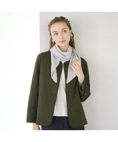 Liliane Burty ECLAT（Sサイズ） / リリアンビューティ エクラ ノーカラージャケット | 中綿ノーカラージャケット | 詳細9