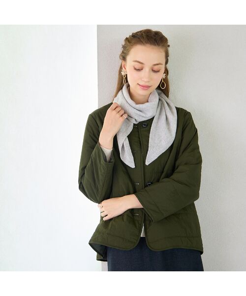 Liliane Burty ECLAT（Sサイズ） / リリアンビューティ エクラ ノーカラージャケット | 中綿ノーカラージャケット | 詳細10